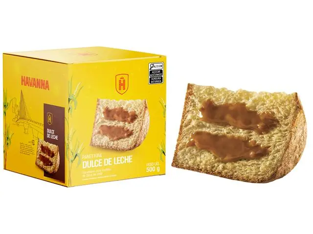 [PRÉ-VENDA] Panettone Havanna Recheado de Doce de Leite 500G