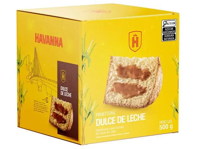 [PRONTA-ENTREGA]  Panettone Havanna Recheado de Doce de Leite 500G - 2