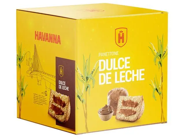 [PRONTA-ENTREGA]  Panettone Havanna Recheado de Doce de Leite 500G - 3