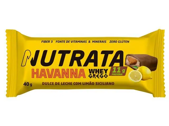 Barra Whey Grego Bar Havanna Doce de Leite e Limão Siciliano 40G - 2