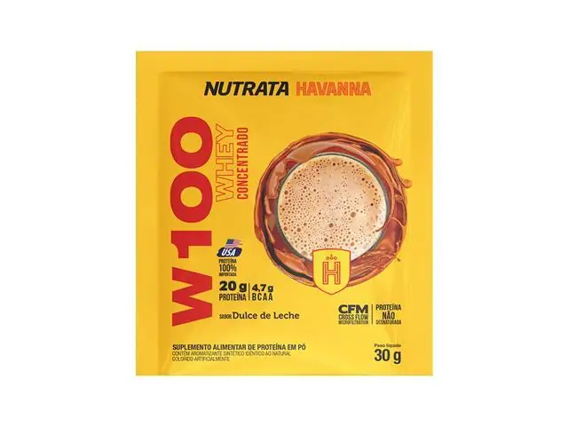 Whey W100 Sabor Dulce de Leite Havanna Display com 12 Sachês - 1