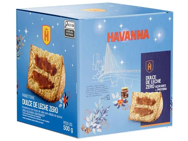 [PRÉ-VENDA] Panettone Havanna Recheado de Doce de Leite Zero 500G - 4