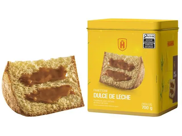 [PRÉ-VENDA] Panettone Havanna Lata Recheado de Doce de Leite 700g