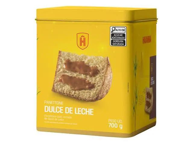 [PRÉ-VENDA] Panettone Havanna Lata Recheado de Doce de Leite 700g - 2