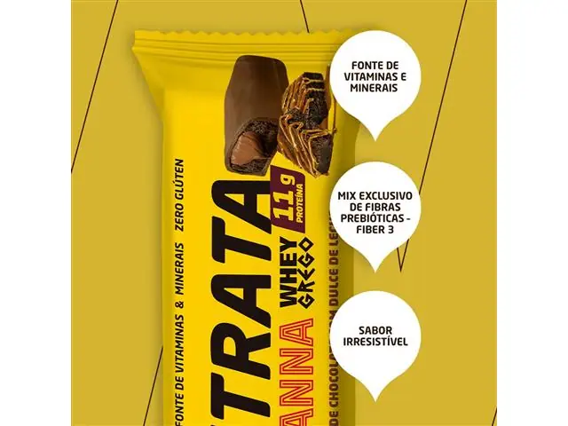 Whey Grego Bar Havanna sabor Dulce de Leche & Brownie 40g - 4