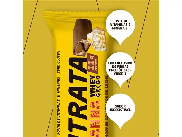 Whey Grego Bar Havanna sabor Dulce de Leche & Banoffee 40g - 4