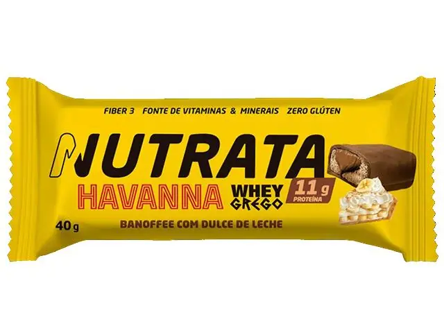 Whey Grego Bar Havanna sabor Dulce de Leche & Banoffee 40g - 2