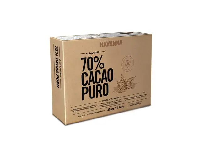 CX 4 ALFAJOR 70% CACAO
